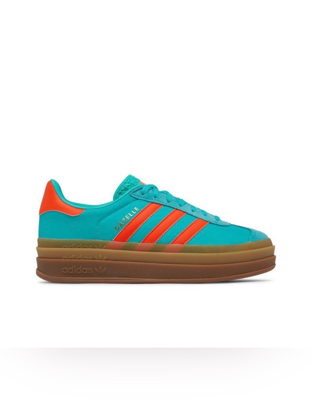 Adidas Wmns Gazelle Bold 'Mint
Rush Impact Orange'